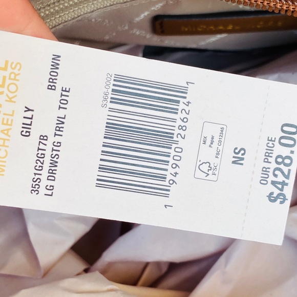 NWT Michael Kors Gilly Drawstring Laptop MK&wallet - Picture 9 of 15